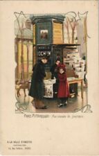 CPA LITHO PARIS Newspaper Merchant (17104) picture