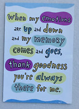 VTG Hallmark Shoebox Anniversary Card “Thank Goodness You’re Always There” P1 picture