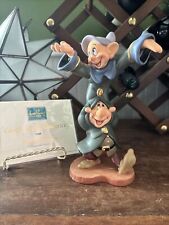 WDCC Disney Dopey and Sneezy Figurine Dancing Partners Snow  White BOX COA picture
