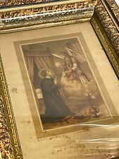 Antique Germany 1800s St Stanislaus Kostka Communion Framed Print Pustet & Co picture