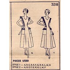 1950's One Piece Pinafore & House Dress Simplicity 3218 Uncut Size 20 No Envelop picture