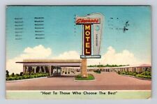 New Orleans LA-Louisiana, Glenrose Motel, Advertising, Vintage c1955 Postcard picture