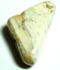 SATURN CHALCEDONY TUMBLESTONE - 3.1 x 1.8 cms  9.84 gms #5 picture