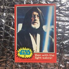 1977 Star Wars Series 2 Ben With The Light Saber Card #99 Obi-Wan Card picture