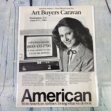 Vintage 1984 Print Ad American Airlines Magazine Advertisement Paper Ephemera picture