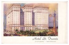 Hotel St. Francis Union Square San Francisco California CA Postcard c1941 picture