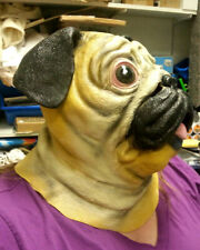 Pug Mask - New with tags - Dress up Adult size Mask - Cute Pug Dog picture