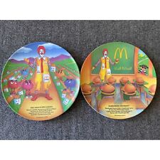 McDonald’s Ronald vtg melamine 1980’s plate lot of 2 New picture