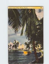 Postcard Indian Creek Miami Beach Florida USA picture