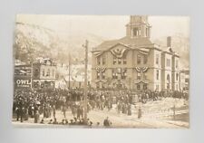 1911 RPPC Vintage Real Photo Postcard Deadwood South Dakota President Taft Day picture