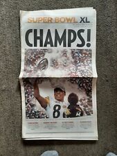 Pittsburgh Steelers Pittsburgh Tribune Review Super Bowl XL 2006 newspaper  picture