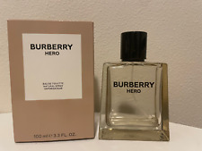 GENUINE MADE IN SPAIN Burberry Hero EMPTY Perfume Bottle With Box 100ML picture