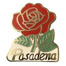 Vintage Pasadena California Rose Travel Souvenir Pin picture