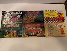 Garfield Comic Strip Book Series Vintage Lot of 6 Jim Davis picture