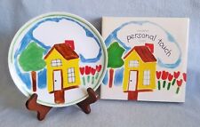 VINTAGE 1982 AVON CHILDREN'S BABY Plate PERSONAL TOUCH  Keepsake House Flowers picture