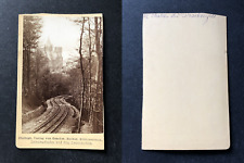 Germany, Germany, Zahnradbahn auf den Drachenfels, circa 1870 vintage cdv  picture