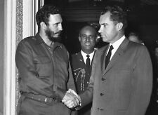 1959 Meeting Between President Nixon & Fidel Castro Picture Photo 4