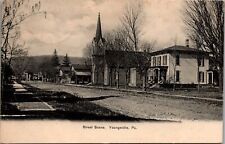 Postcard PA Youngsville, Pennsylvania; Street Scene, RPO Postmark 1906  E3 picture