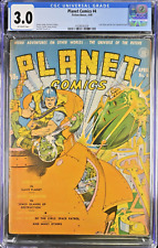 PLANET COMICS #4 CGC GVG 3.0 (F.H. 1940) GALE ALLEN AND THE GIRL SQUAD BEGINS picture