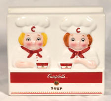 1998 Campbell’s Kids (Campbells Soup's) Ceramic Napkin Holder with Original Box picture