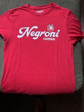 Campari Negroni t shirt  double sided.  USA. Xl  Only Available picture