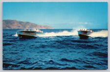 Postcard Miss Catalina Speed Boats Avalon Catalina Island Nautical c.1960's picture