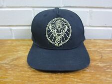 Jagermeister Gold Embroidered Official Black Snapback Hat Cap Alcohol Promo Deer picture