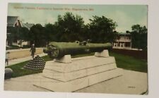 Vintage Maryland postcard OLD SPANISH CANNON Hagerstown MD 1912 postmark & stamp picture