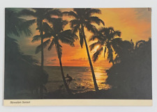 A Beautiful Hawaiian Sunset Postcard Unposted picture