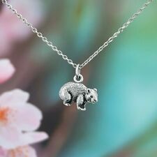 Australian Gift Souvenir Wombat Necklace with Stainless Steel Chain picture
