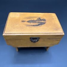 Antique Mauchline Ware Wood Box 