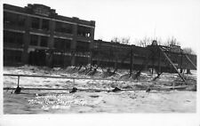 Springfield VT Flood @ Fellows Gear Shaper Company Bridge~Nov 1927~RPPC picture
