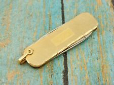 VINTAGE SIMMONS USA 12K GOLD IMPERIAL SENATOR POCKET WATCH CHAIN KNIFE KNIVES EC picture