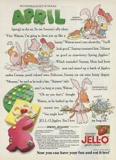 1992 Jell-O Gelatin Jello Watson Spring Jigglers vintage Print Ad Advertisement picture