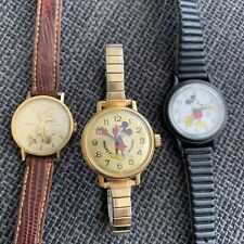Lot Of 3 Vintage Disney Womens Watches Bradley And Lorus picture