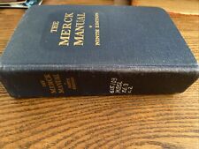 Merck Manual Ninth Edition 1956 ed. Tab index previously owned by Upjohn Library picture