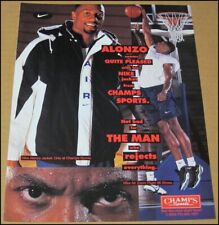 1996 Alonzo Mourning Nike Champs Sports Print Ad Advertisement Miami Heat picture