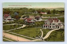 Trio of Beautiful Homes Residences Hershey Pennsylvania Postcard VTG PA Aerial picture