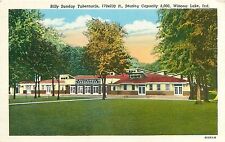 WINONA LAKE INDIANA BILLY SUNDAY TABERNACLE SEATING 8,000 POSTCARD c1920s picture
