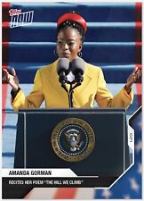 2020 Topps Now Election Amanda Gorman #20 Rookie Card Presidential Inauguration picture