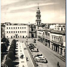 c1910s Leon, Guanajuato, Mexico RPPC Birds Eye Downtown Photo Antiquitech A163 picture