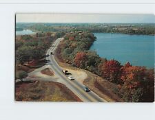 Postcard Looking West from Irish Hills Towers Michigan USA picture