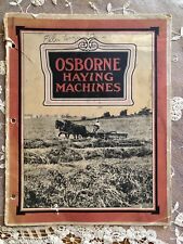 Antique 1910s Osborne Haying Machines Advertising Catalog Booklet Farm Equipment picture