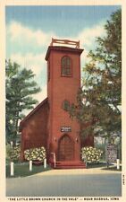 Postcard IA near Nashua Iowa Bradford Church Little Brown Church Linen PC G7915 picture