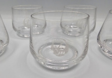 Set 5 Vintage JAL Japan Airlines Sake Cordial Wine Aperitif Clear Glasses Small picture
