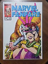 Marvel Fanfare #13 1984 ✅ Perez Vess Black Widow Warriors Three Adams Cover  VF+ picture