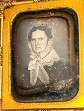 ninth plate daguerreotype of early folk painting with currency seals picture