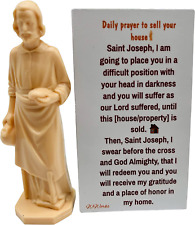 St Joseph Home Seller Kit with Magnetic Holy Card for Fridge Daily Novena Praye picture