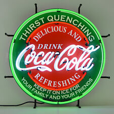 Coca Cola Evergreen Neon sign Licensed Neonetics Coke Wall lamp light Ever green picture