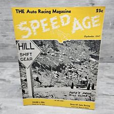 SPEED AGE Magazine SEPTEMBER 1947 Auto Stock Car Racing Midget Motorcycle Boat picture